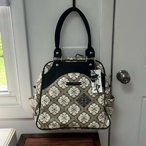 Petunia Pickle Bottom Marbella Meadows Sashay Satchel Diaper Bag,NWT